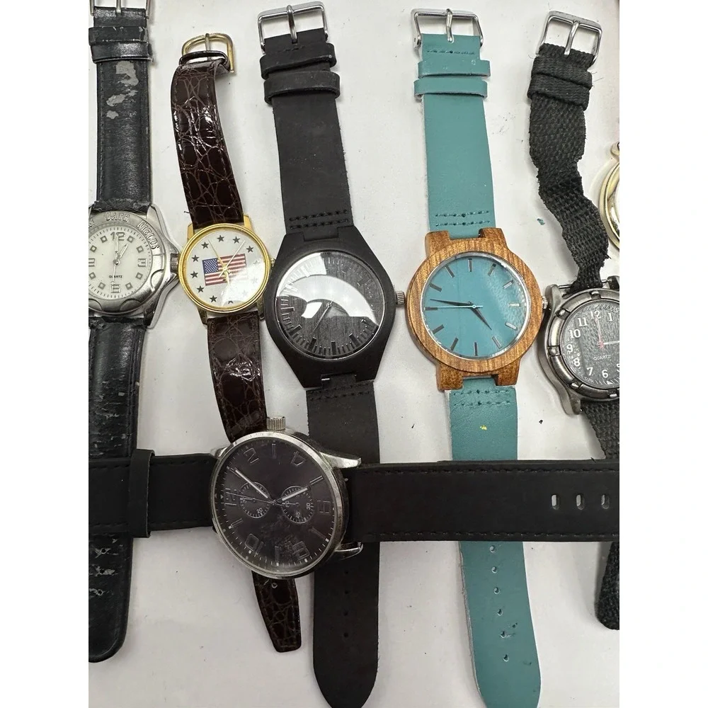 Unbranded Mens Watches Lot Of 17 For‎ Parts Or Repair M3